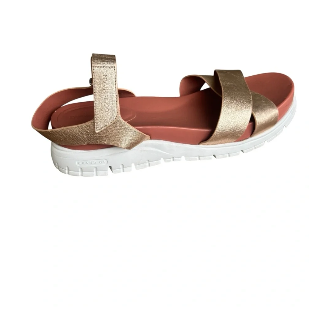 COLE HAAN ZEROGRAND PLATFORM CRISSCROSS SANDALS 9.5
